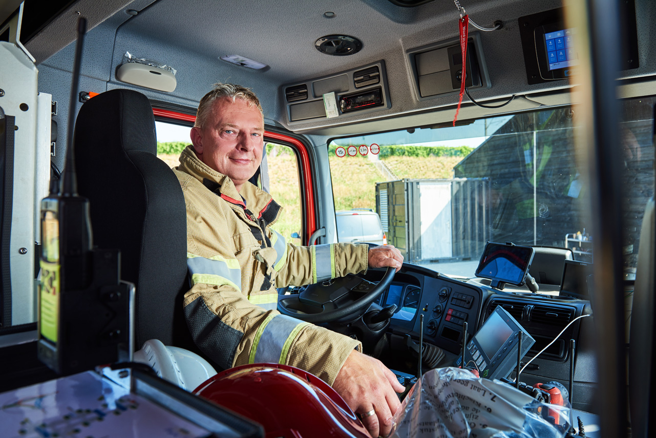 Brandweerrijschool Brandweerchauffeur Bert Gorter